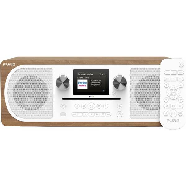 Internetový rádioprijímač s DAB+ Pure Evoke C-F6 drevený

