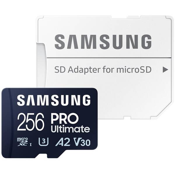 Pamäťová karta Samsung 256GB UHS-I U3 (200R/130W) + SD adaptér 

