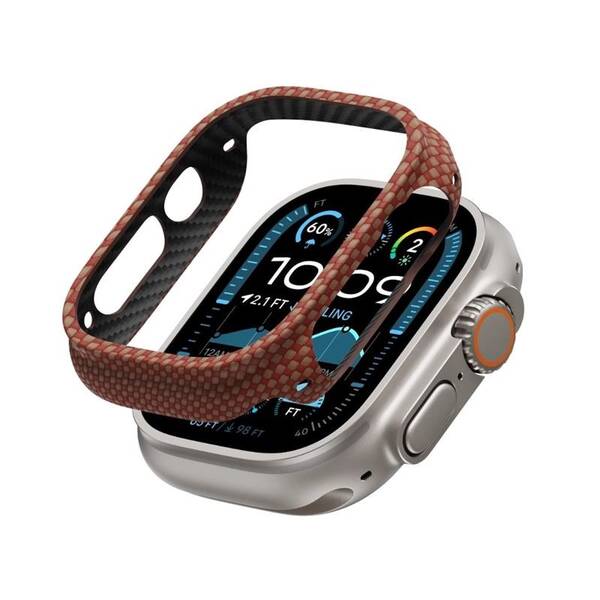 Ochranné puzdro Pitaka Air case Sunset na Apple Watch Ultra/Ultra 2 oranžové

