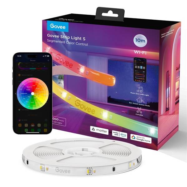 LED pásik Govee Smart PRO LED, RGBICW, 10m (Matter) 

