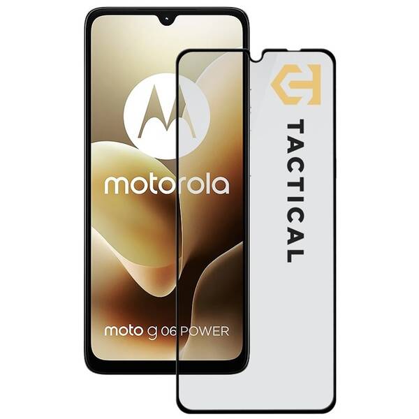 Tvrdené sklo Tactical Glass Shield 5D na Motorola Moto G06/G06 Power čierne

