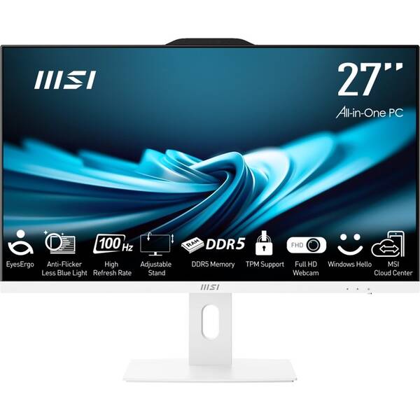 PC all in-one MSI PRO AP272P 14M-611EU biely

