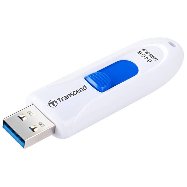 USB flashdisk Transcend 64GB USB 3.1 biela/modrá

