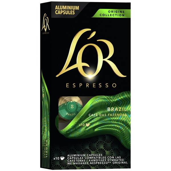 Kapsuly pre espressá L’OR Espresso Brazil (10 ks) 

