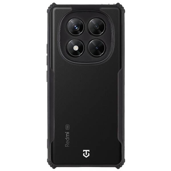 Kryt na mobil Tactical Quantum Stealth na Xiaomi Redmi Note 14 Pro 5G čierny/priehľadný


