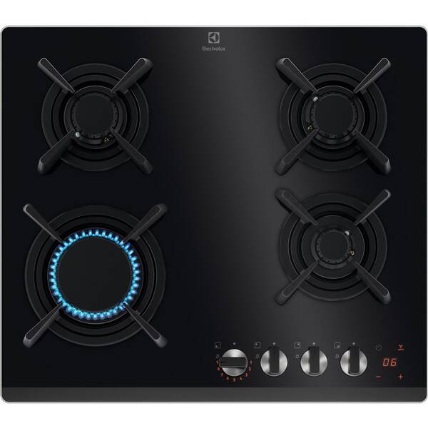 Plynová varná platňa Electrolux KGG643753K čierna

