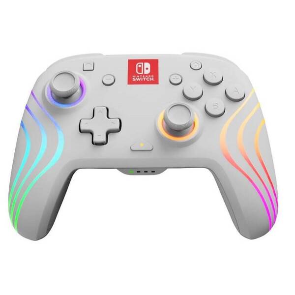 Gamepad PDP Afterglow Wave Wireless, Nintendo Switch biely

