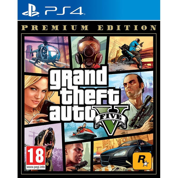 Hra RockStar Grand Theft Auto V - Premium Edition 

