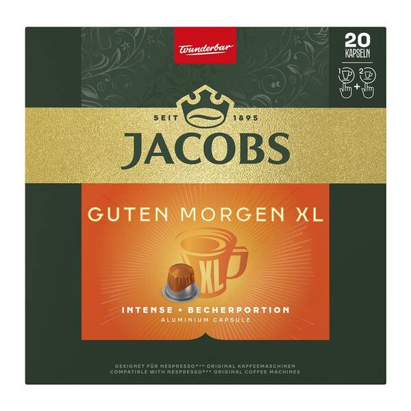 Kapsuly pre espressá Jacobs Guten Morgen (20 ks) 

