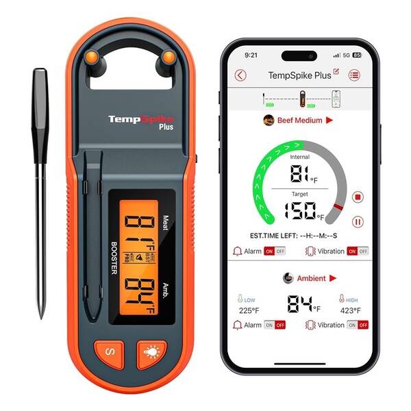 Teplomer do mäsa ThermoPro TP-971 oranžový

