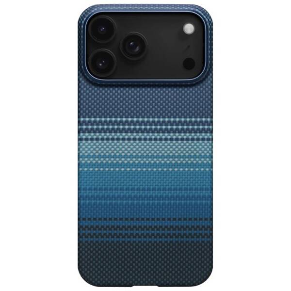 Kryt na mobil Pitaka Ultra-Slim Moonrise na Apple iPhone 17 Pro modrý

