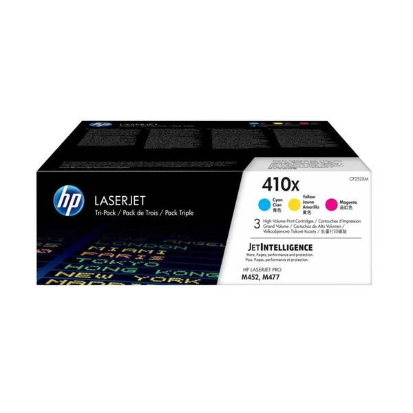Toner HP 410X, 3x 5 000 strán - CMY 

