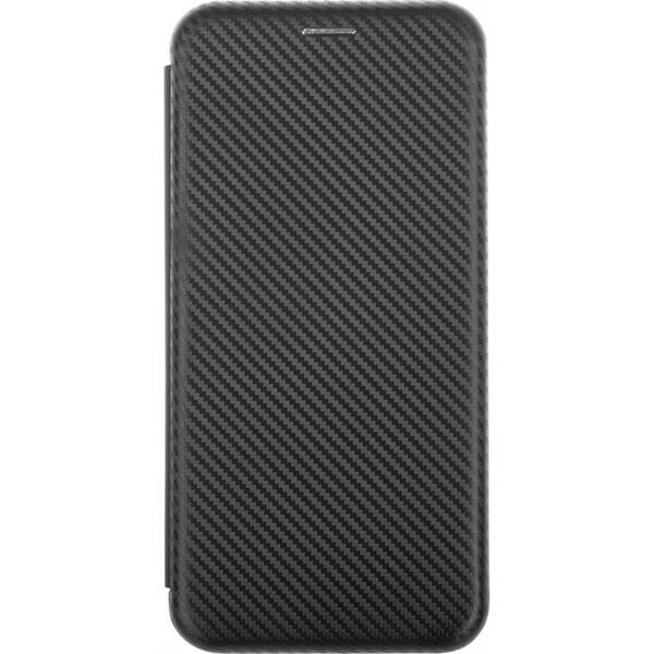 Puzdro na mobil flipové WG Evolution Karbon na Realme 8 5G čierne

