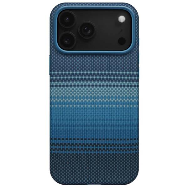 Kryt na mobil Pitaka Aramid UltraGuard Moonrise na Apple iPhone 17 Pro modrý


