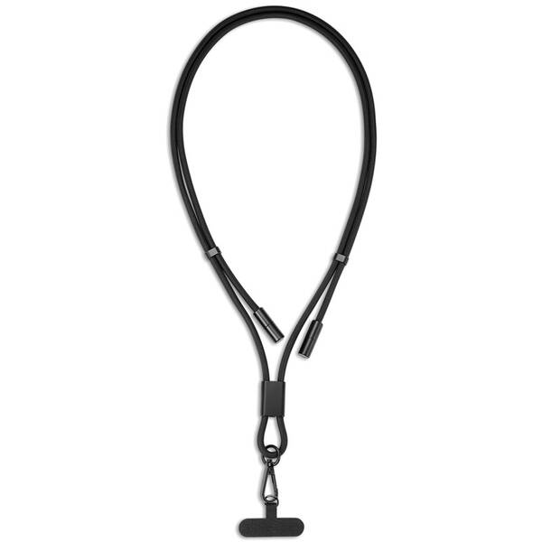 Kábel WG Crossbody Strap s dátovým káblom USB-C čierny


