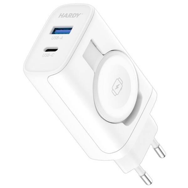 Nabíjačka do siete 3mk HARDY 2in1 33W biela

