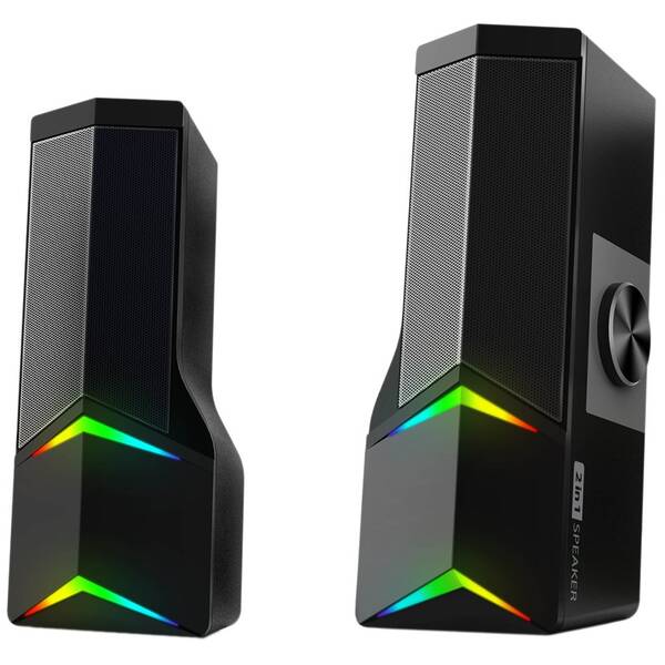 Reproduktory GoGEN 2in1 (reproduktor/soundbar) s BT, RGB čierne

