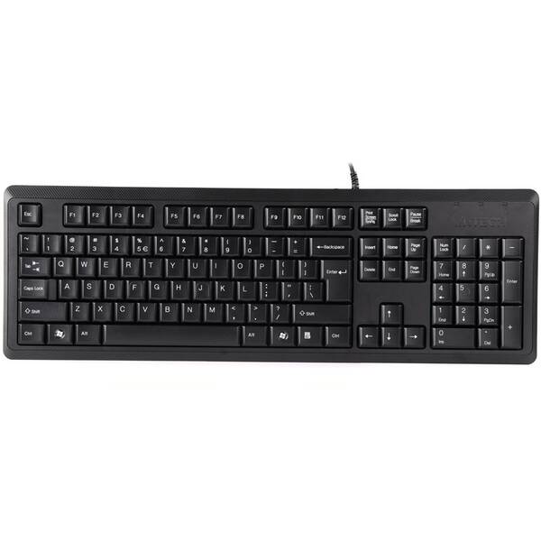 Klávesnica A4Tech KR-92, USB, CZ čierna

