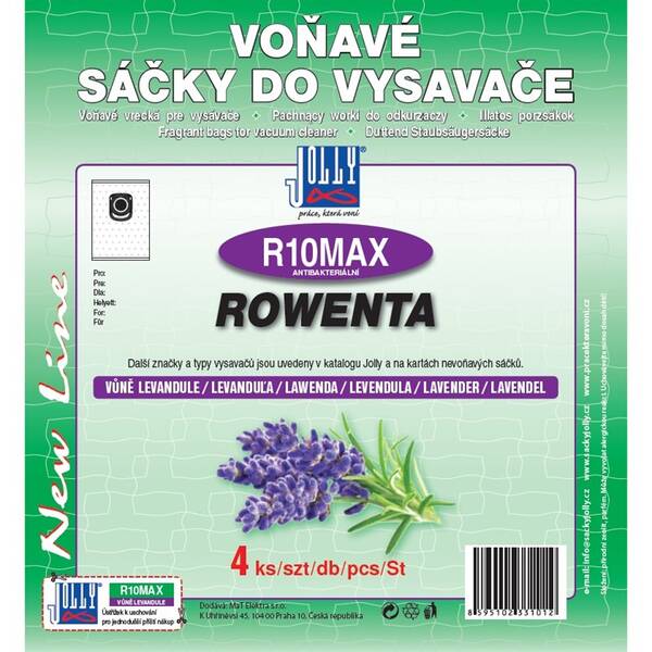 Vrecká pre vysávače Jolly MAX R 10 lavender perfume ( 4 ks) 

