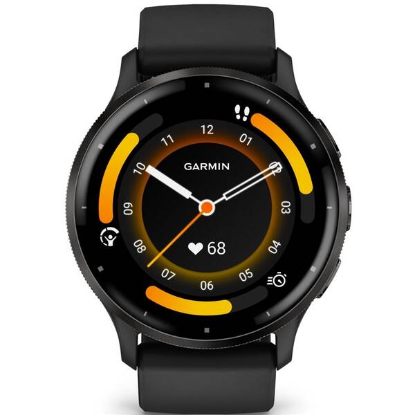 Inteligentné hodinky Garmin Venu 3 - Slate / Black Silicone Band 

