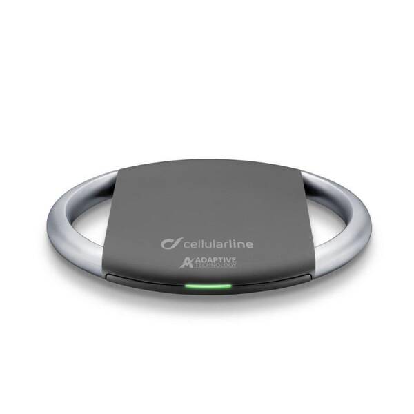 Bezdrôtová nabíjačka CellularLine WirelessPad Adaptive, standard Qi čierna

