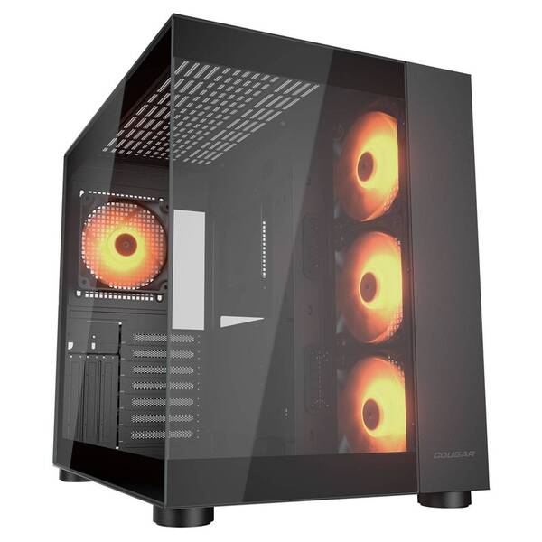 Case Cougar FV150 RGB Dual-Chamber čierna

