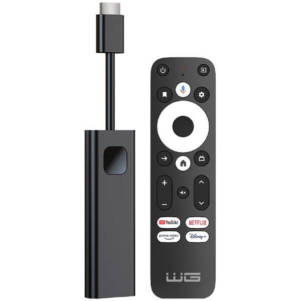 Multimediálne centrum WG Smart TV Stick čierny

