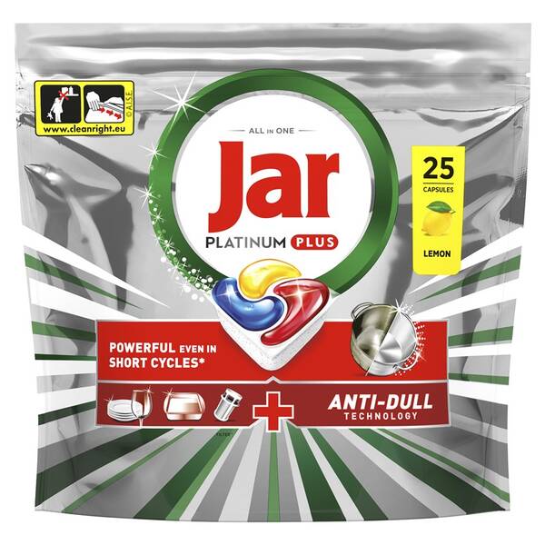 Kapsuly do umývačky Jar Platinum Plus Lemon (125 ks) 

