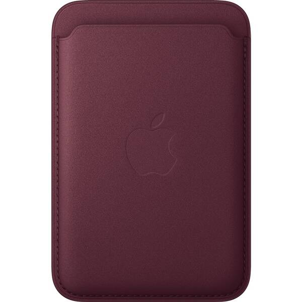 Peňaženka Apple iPhone FineWoven s MagSafe burgundsky červená 

