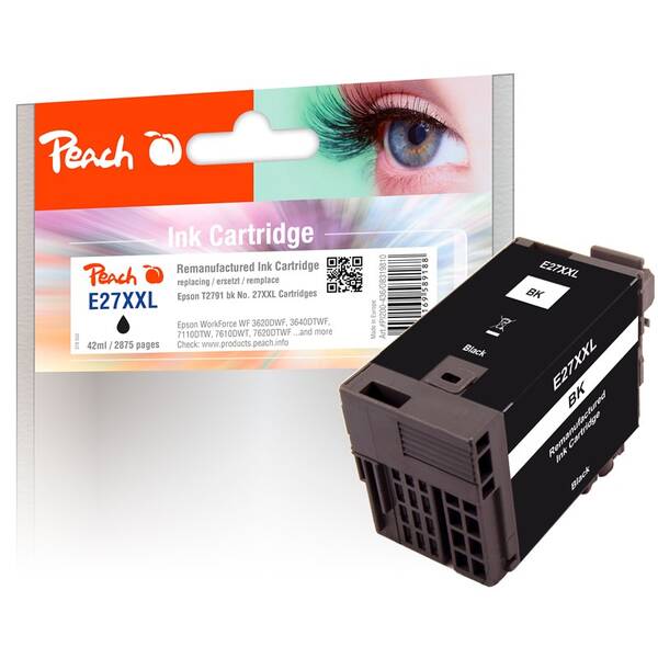 Cartridge Peach Epson 27XXL, T2791, 2875 strán čierna

