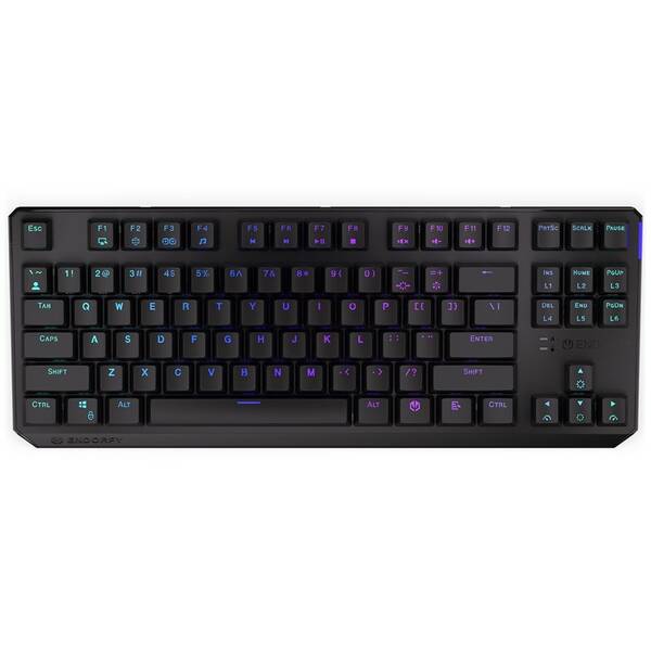 Klávesnica ENDORFY Thock TKL Wireless Black switche, US layout, ARGB čierna

