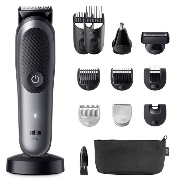 Zastrihávač multifunkčný Braun AIO7560 čierny/sivý

