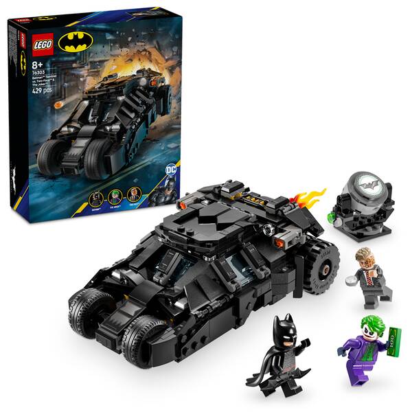 Stavebnica LEGO® DC Batman™ 76303 Batman™ Tumbler vs. Two-Face™ a Joker™ 

