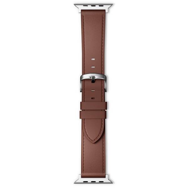 Remienok Epico Leather na Apple Watch 38/40/41mm hnedý

