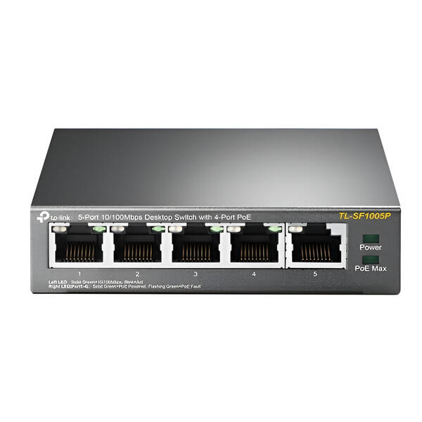 Switch TP-Link TL-SF1005P sivý

