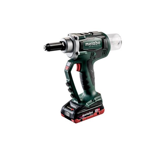 Pištoľ nitovacia Metabo 619002800 NP18 LTX BL 5.0 (s batériou) 

