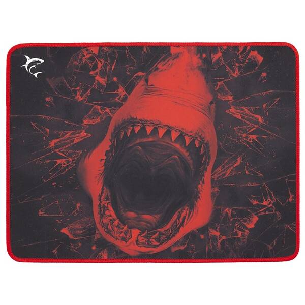 Podložka pod myš White Shark SKYWALKER M, 32 × 25 cm čierna/červená

