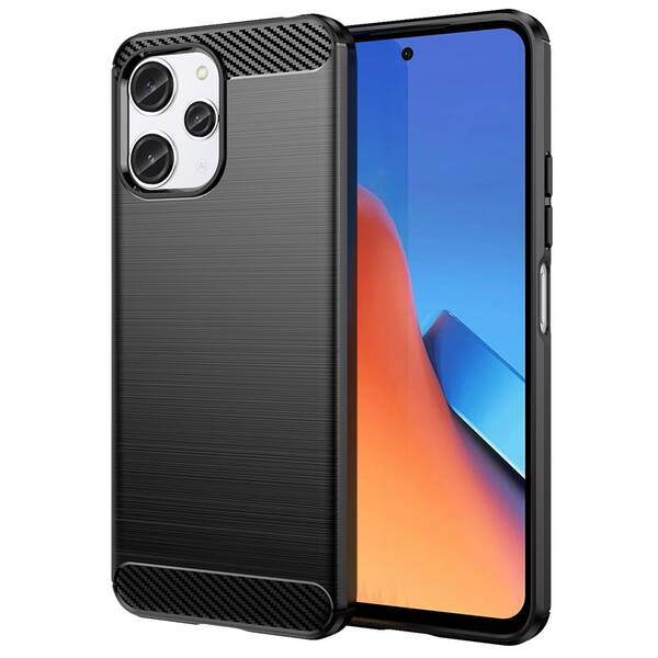 Kryt na mobil WG Carbon na Xiaomi Redmi 12 4G čierny


