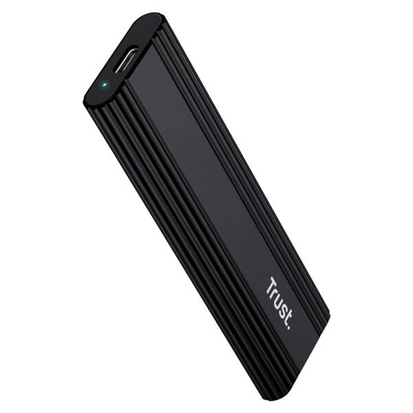 Externý rámček Trust M.2 SSD, USB-C 3.2 Gen2, M.2 2280 čierny

