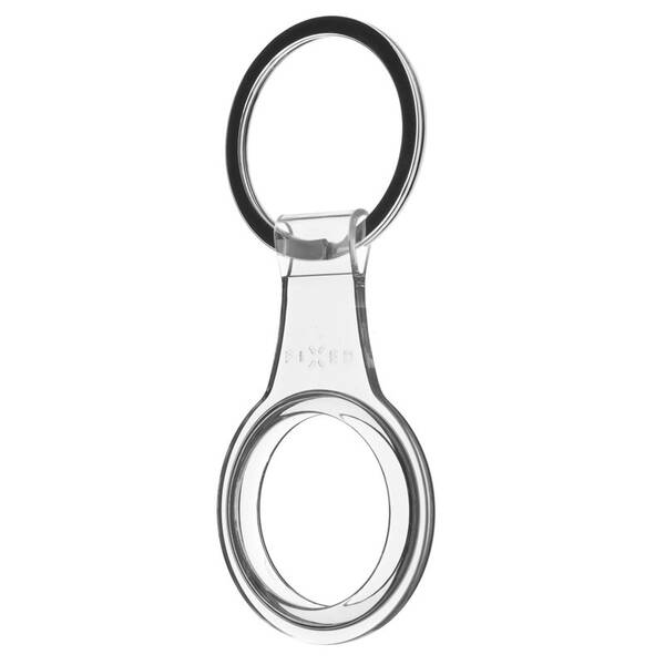 Puzdro FIXED Pure pre Apple AirTag s krúžkom priehľadné

