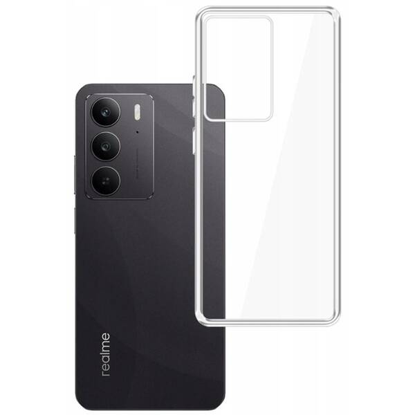 Kryt na mobil 3mk Clear Case na Realme C75 priehľadný

