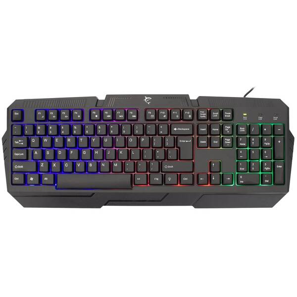 Klávesnica White Shark DAKOTA, US layout čierna

