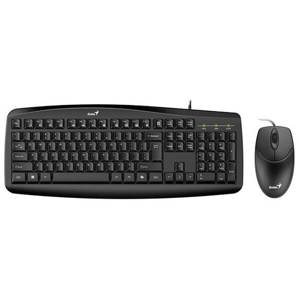Klávesnica s myšou Genius Smart KM-200, copilot, USB, CZ+SK layout čierna


