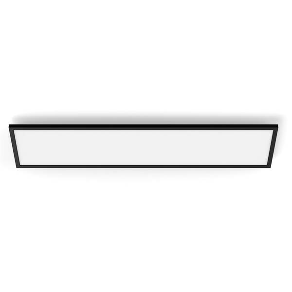 LED stropné svietidlo Philips Aurelle Panel, 120x30 cm čierne

