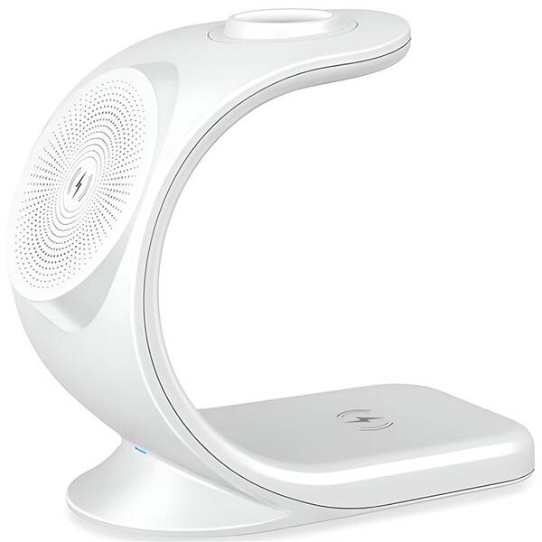 Bezdrôtová nabíjačka Mobilnet 3V1 15W WHT 

