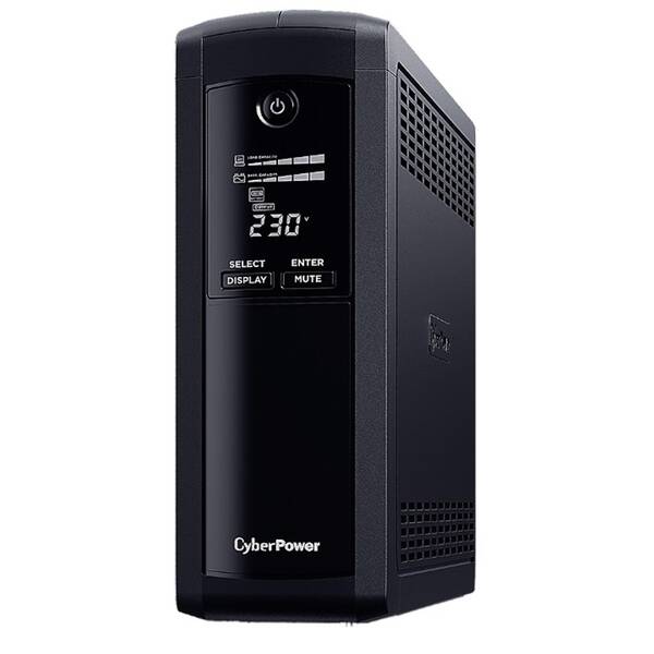 Záložný zdroj CyberPower Value Pro serie GreenPower UPS 1200VA/720W čierny

