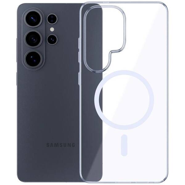 Kryt na mobil 3mk Clear MagCase na Samsung Galaxy S26 Ultra priehľadný

