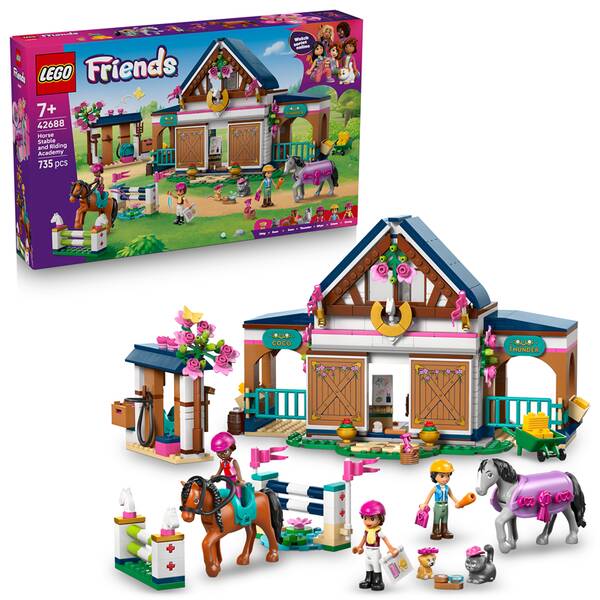Stavebnica LEGO® Friends 42688 Konská stajňa a jazdecká akadémia 

