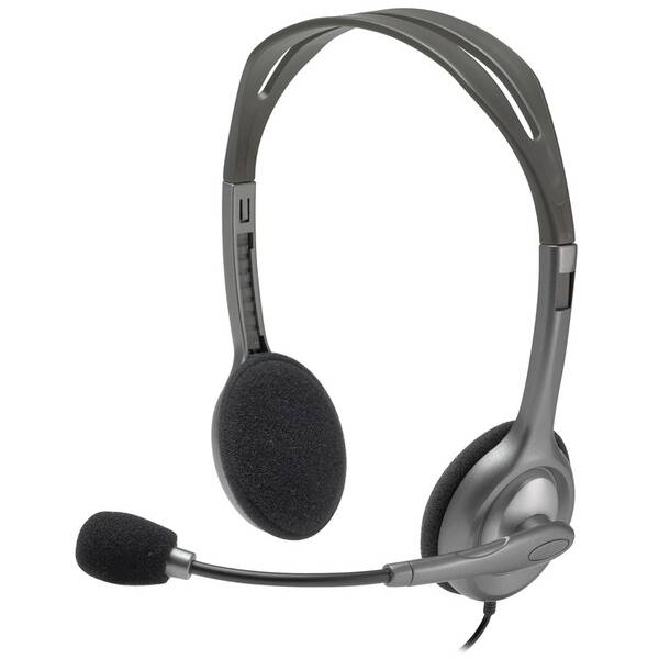 Headset Logitech H110 čierny

