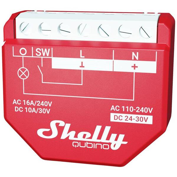 Modul Shelly Wave 1PM, spínací modul, Z-Wave 

